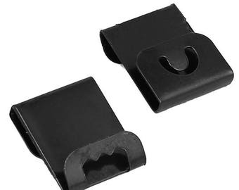10 20 50 100 200 Pcs 15mmx18mm S Shape Hanger Hook Clip Wall Mount Album Photo Frame Panel Hanging C980