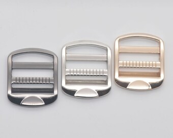 2/5/10/20/50 Pcs 25mm 1" Adjuster Triglides Buckles Webbing Bag Strap Purse Leather Belt buckle C1207