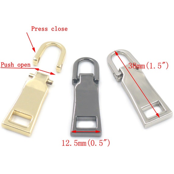 5Pcs Zipper Fixer Repair Pull Tab Instant Bag Zipper Pull Replace  Accessories