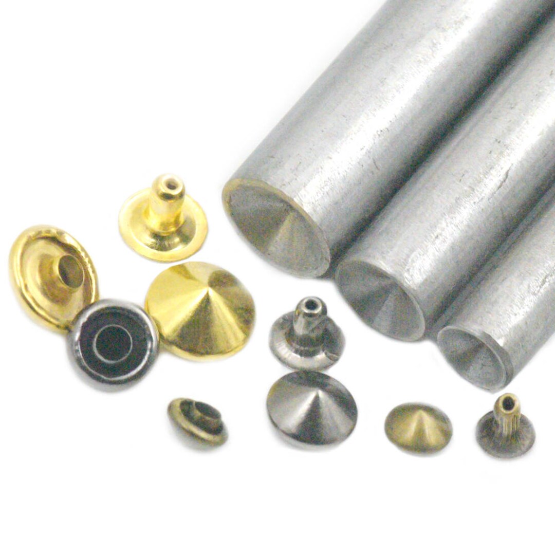 Tools With 20 Sets Tip Head Rivet Button Cap Stud Rapid Leather Craft ...