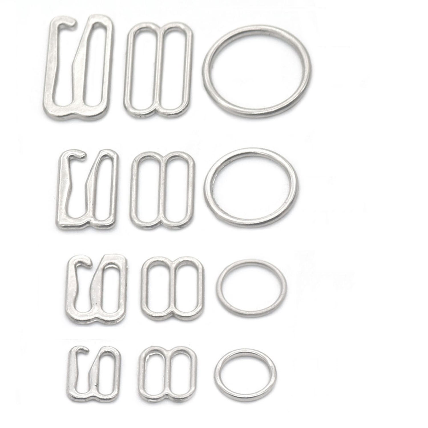 Metal Bra Strap Adjuster Slider/ Hook /O Ring Lingerie Sewing Craft 6mm~25mm
