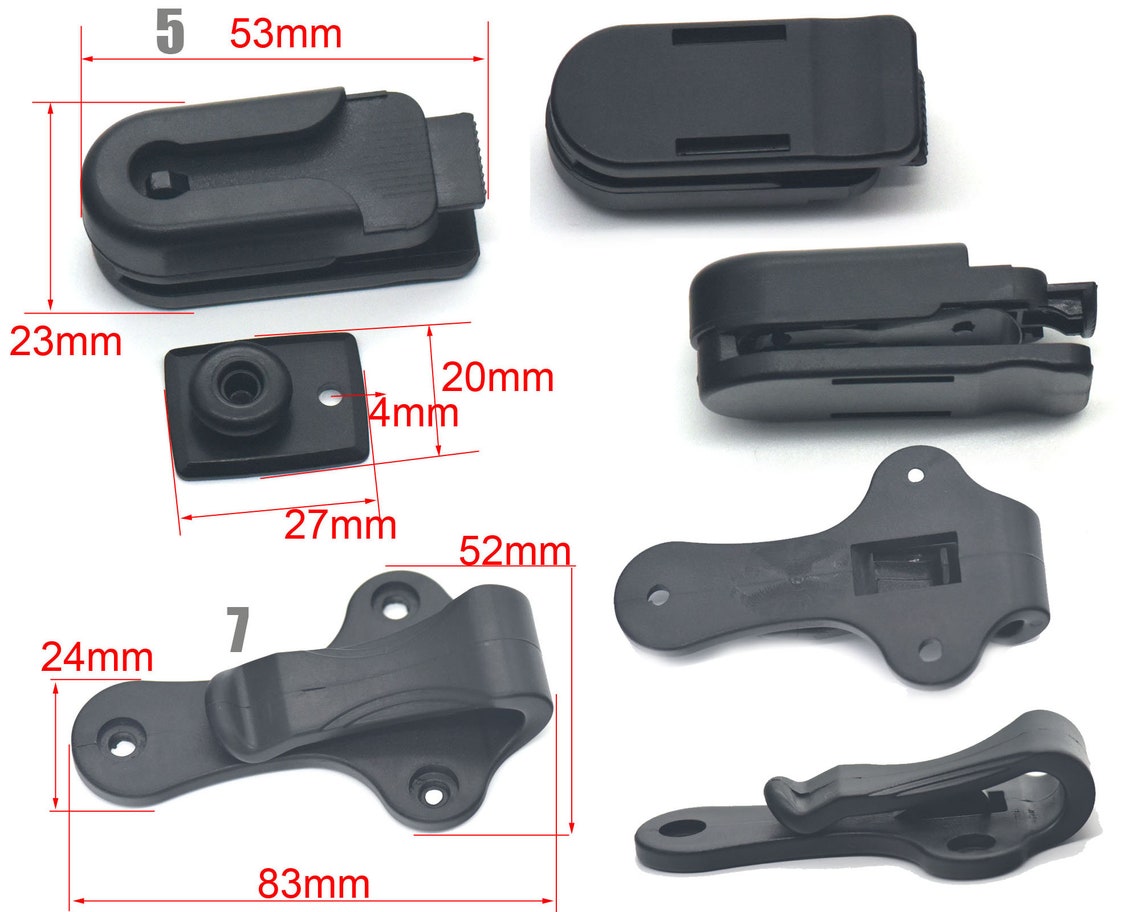 5/12/25/60/100 Pcs Plastic Belt Clips Holster Sheath Clasp Etsy