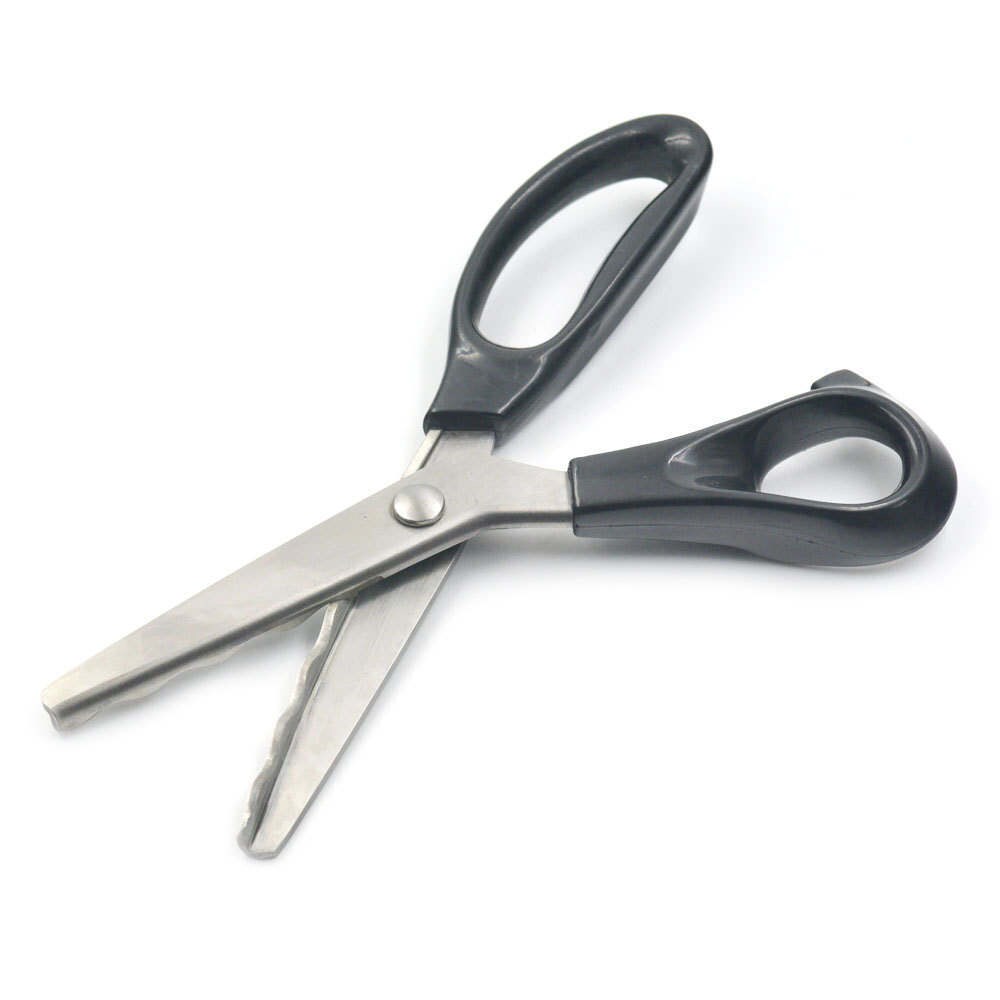 3-18mm Professional Zig Zag/scallop Scissors Leather/fabric Scissors  Pinking Shears 