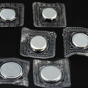 2 5 10 sets 13 15 18 20 23mm Hidden Sew-In Magnetic Snap PVC Closure Purse Bags Jacket Pockets Fastener