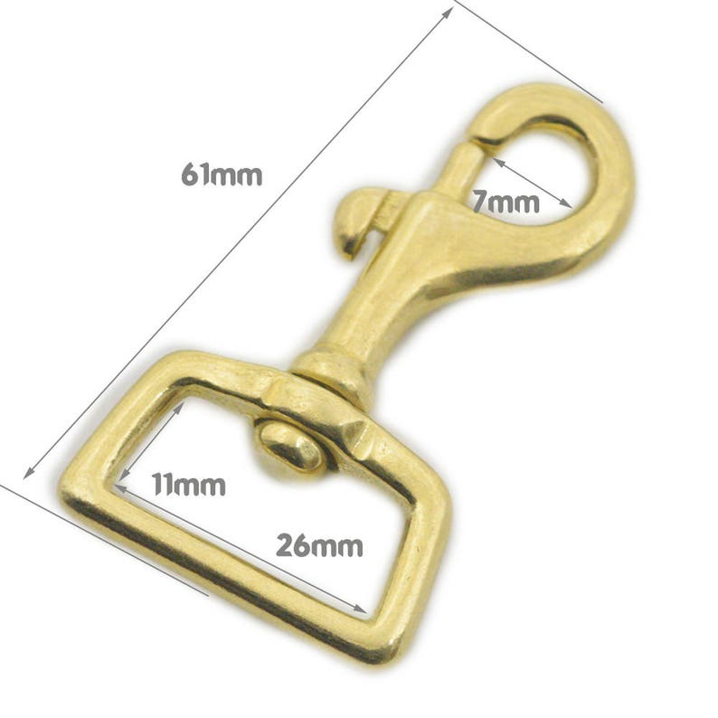 1 Pc Brass Trigger Snap Swivel Clip Hardware Hook Purse Etsy