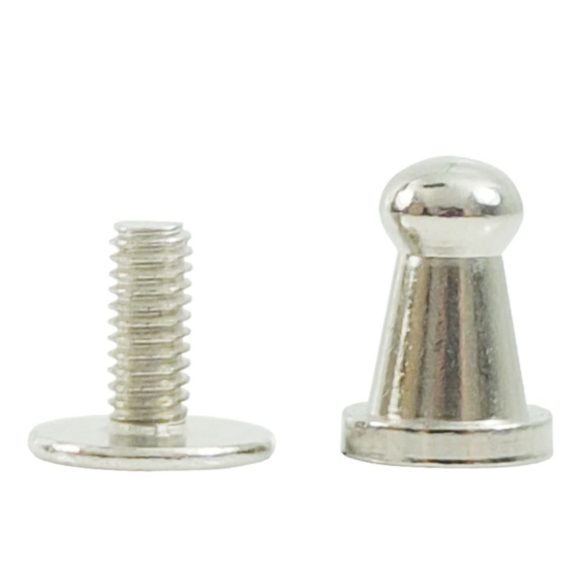 20 Sets Head Button 4mm 3/16 Brass Stud Screwback Screw Etsy