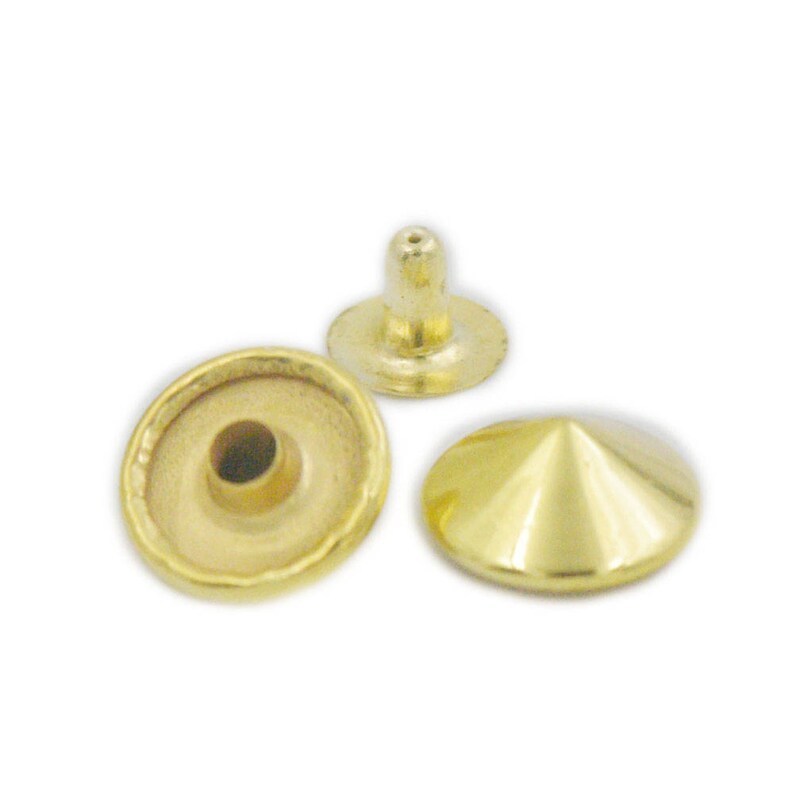 100 Sets Tip Head Rivet Button Cap Stud Rapid Leather Craft Etsy