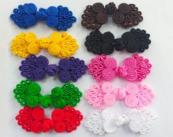 Chinese knot Button Sewing Fasteners Cheongsam Frog Closure handmade fabric Clothing DIY