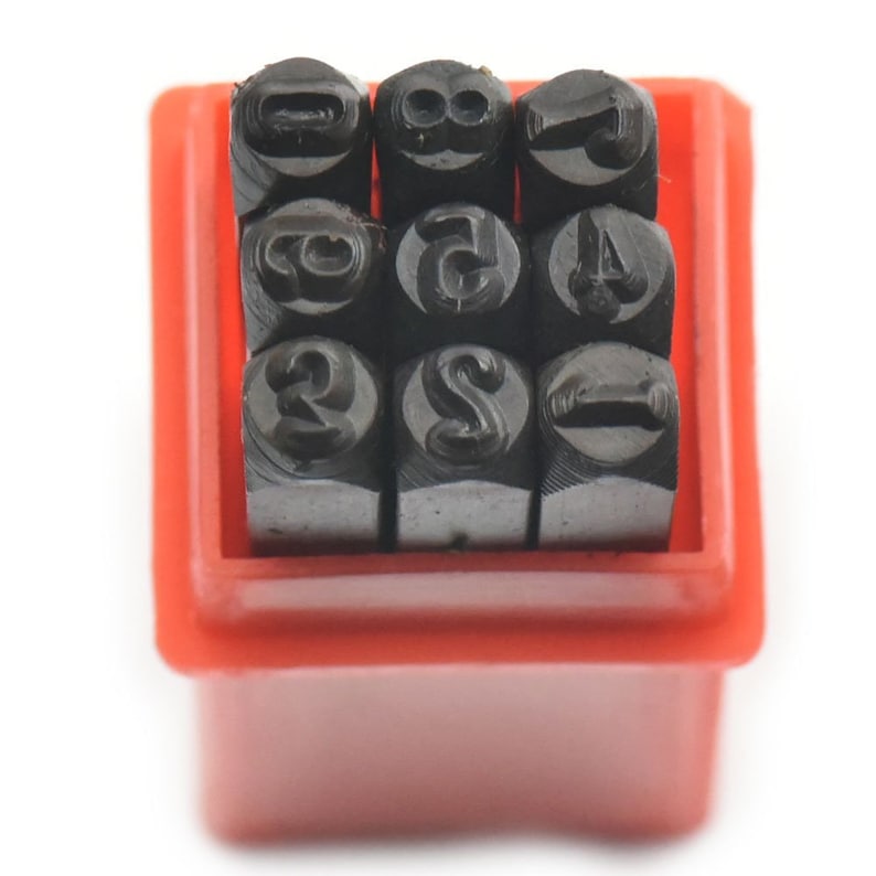 2mm 3mm 4mm 5mm 6mm Steel Stamp Number Letter Die Punch Etsy