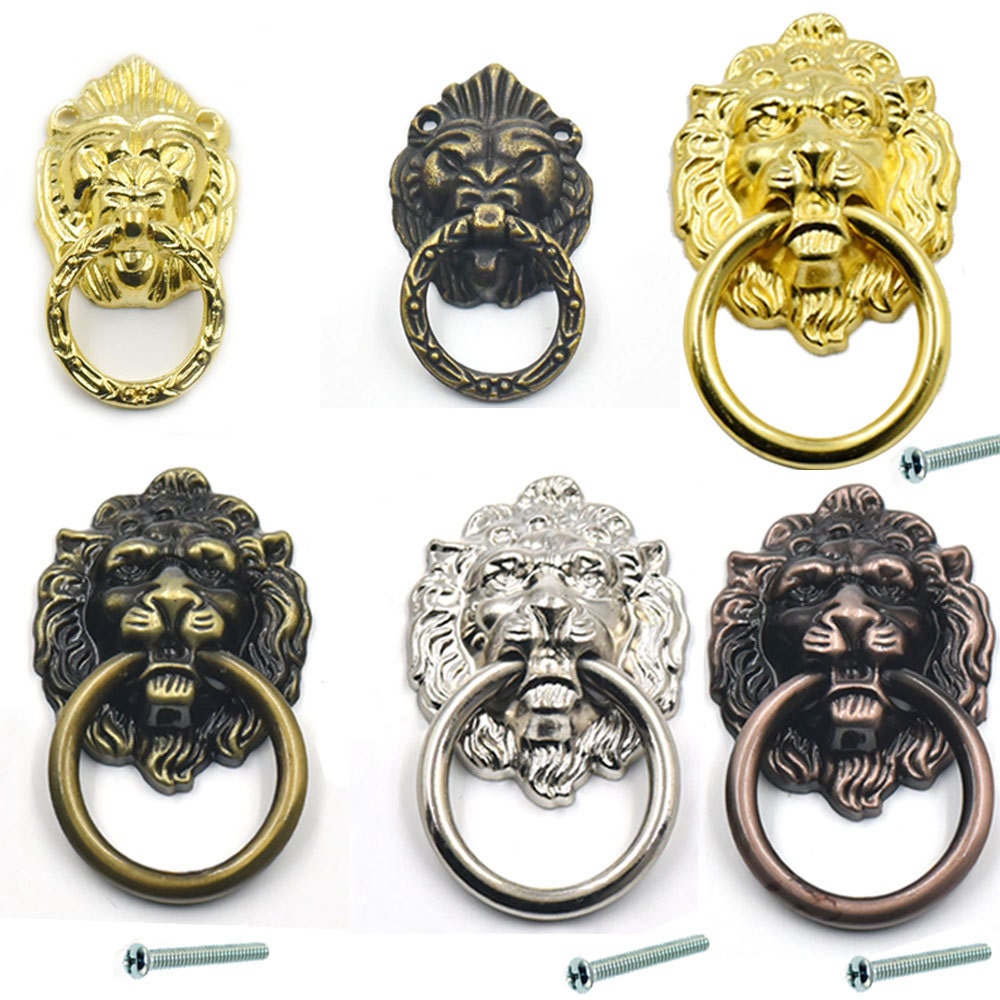 Amazing Lion Head  Furniture Handles Vintage Cabinet Knobs and Handles Furniture 
