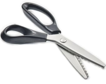 Pinking 3mm 7mm Scalloped Triangle Edge Scissors Stainless Steel Shears Fabric Decorative