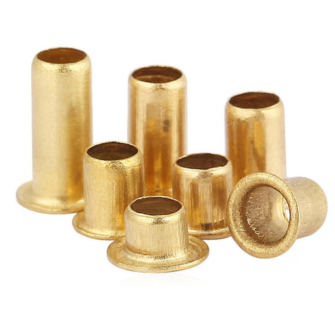 Metric Brass Eyelet Rivets Crafting Findings Through Nuts Hole Etsy