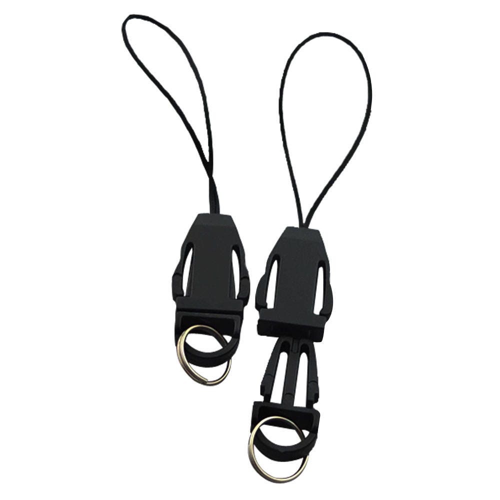 30 Sets Breakaway Lanyards Mit Schlüsselring – Schwarz, 64mm, Für Handy & Ausweise