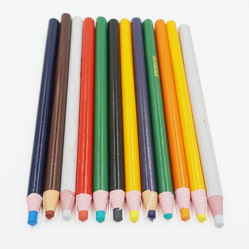 12 Pcs China Marker Peel off Grease Pencil for Wood Glass Etsy