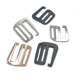 G Hook Bra Hooks Black 30mm Bra Sliders G Hook Buckle Bra Strap Slider Hook  Handbag Strap Webbing Slide Buckle Garment Accessories-6pcs -  Canada