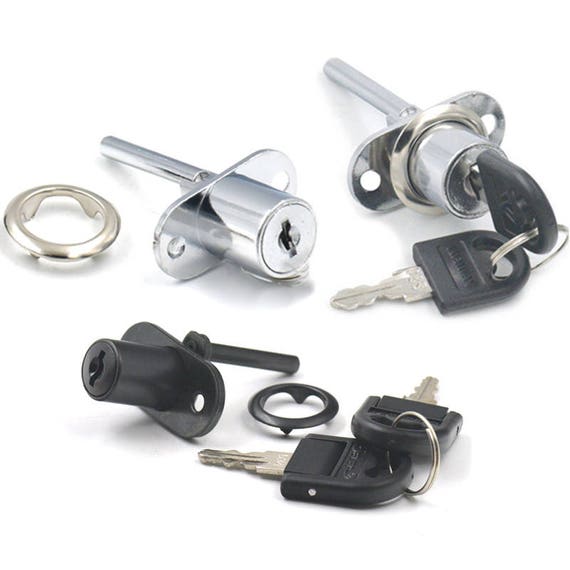 4 Pcs Cylinder Head Diameter 19mm Zinc Alloy Drawer Lock
