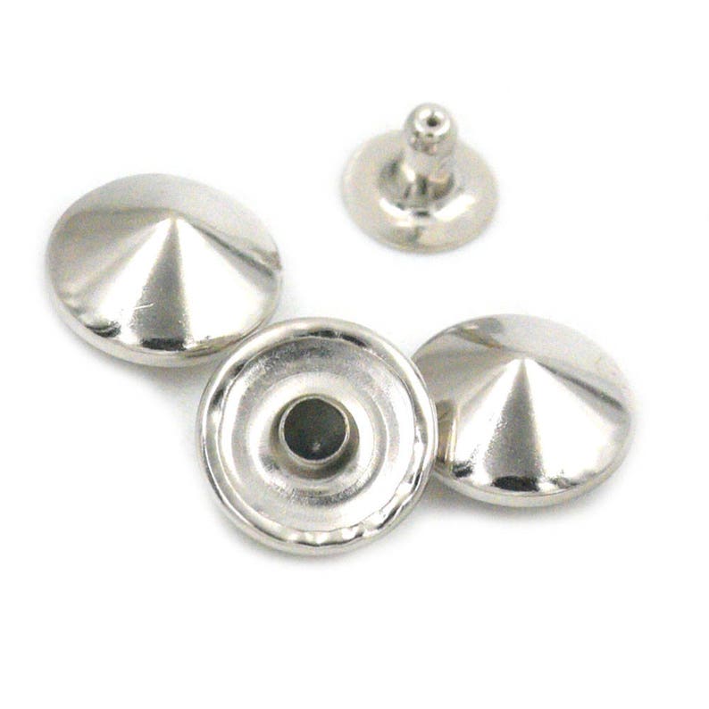 100 Sets Tip Head Rivet Button Cap Stud Rapid Leather Craft Etsy