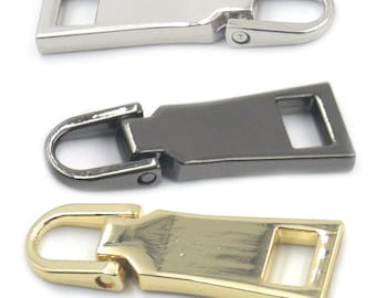 1 2 5 10 25 Pcs #5 Zippers Puller Slider Repair Replace Kit Stop Fixer Repair Tab Instant Pants Molded C925