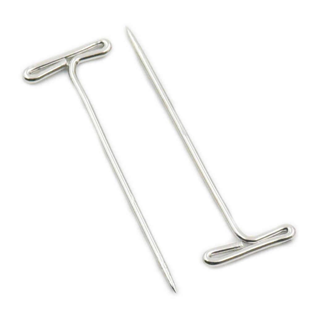 200 Pcs T-pins Safety STEEL Straight Pins Pin Finish 27mm 32mm 38MM 45mm 