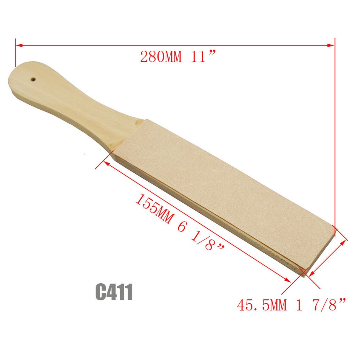 Leather Strop Chest Polish Compounds Double Sided Leather Etsy