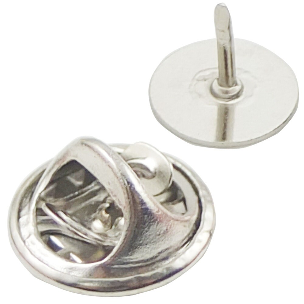 Lot Of 12 Gold Tone Tie Tacks / Lapel Pins With Backs - Steel Posts & Pads (9.5mm X 10.5mm) 5 thumbnail image