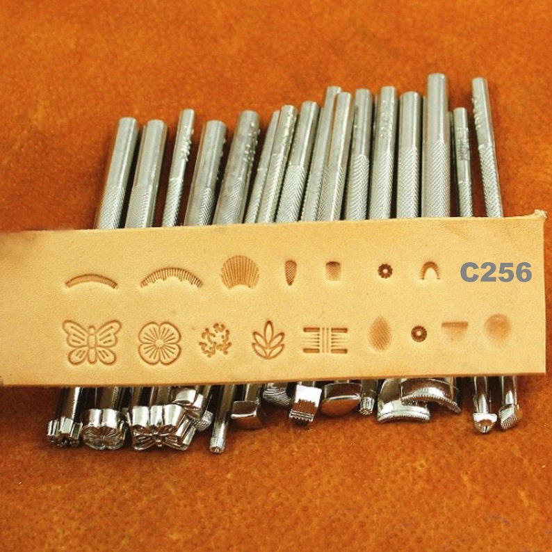 Leather Carving Tools Leather Craft Stamps Leather Saddle Making Craft ...