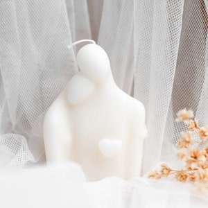 Minimalist decorative couple candle "always there for you" wax wedding gift, couple gift, wedding gift, civil union gift, Valentine's Day