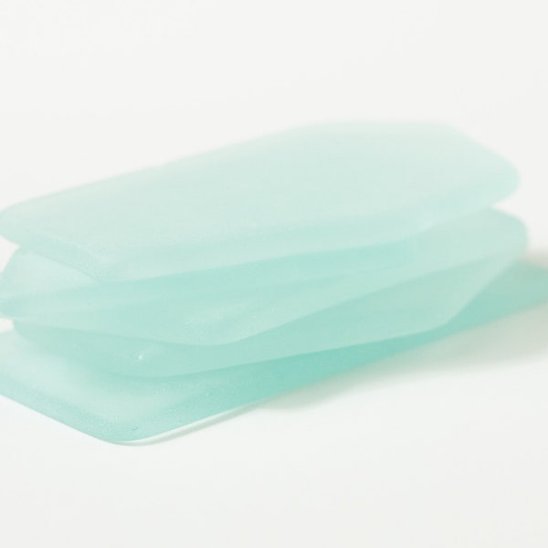 Light Sea Green - Sea Glass Place Cards - Set of 20 - Irregular Shaped Pieces