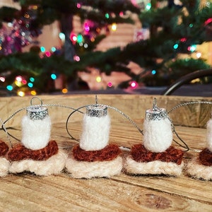 Miniature S&#39;more Ornaments