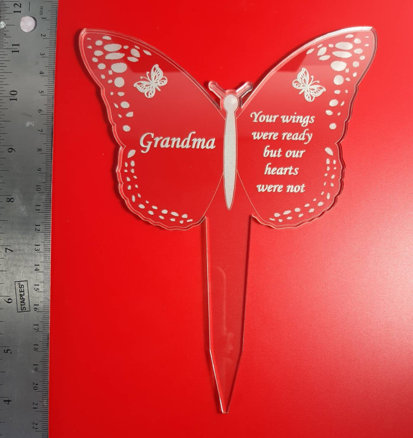 BUTTERFLY Memorial Decoration Gift in Memory Personalised Etsy UK