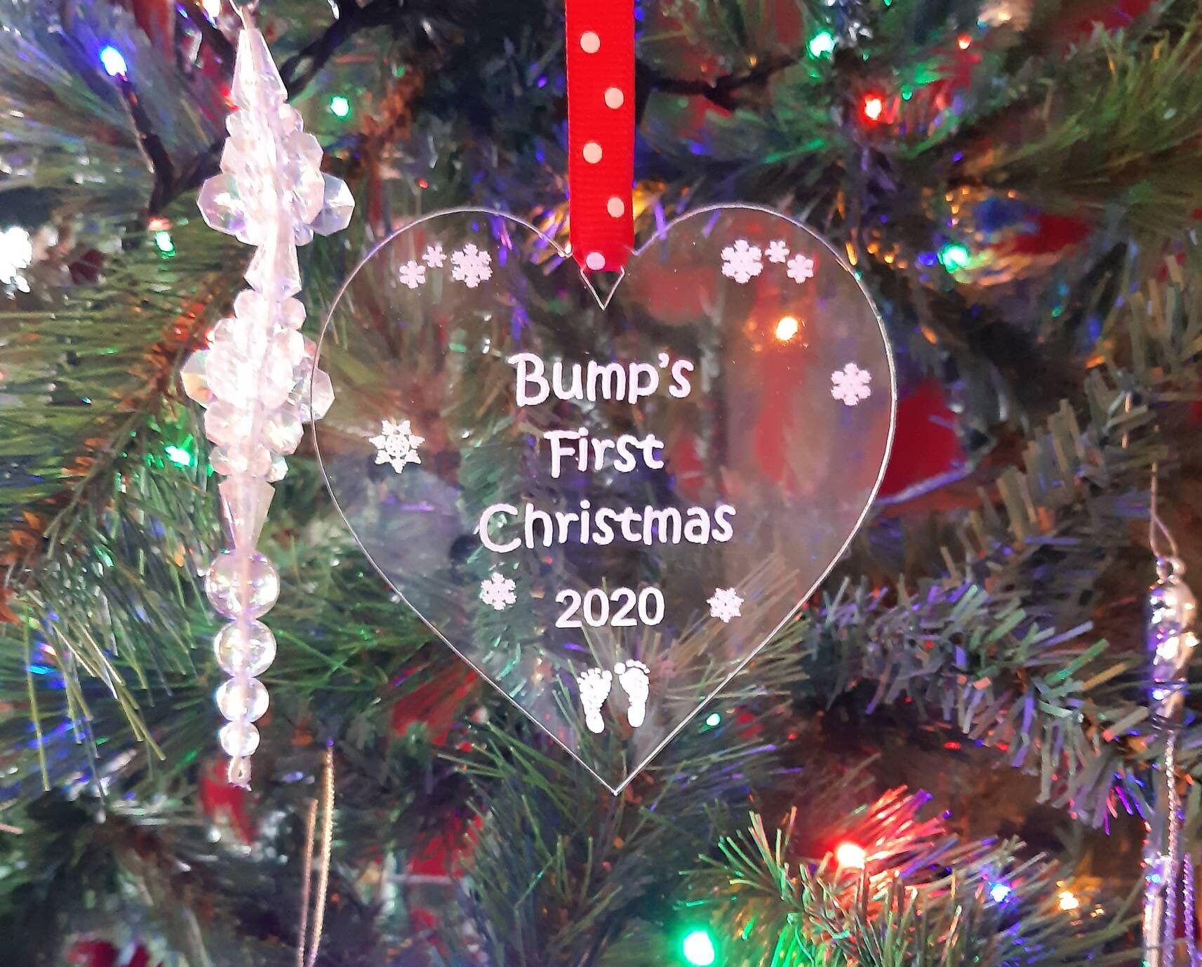 2022 Christmas Tree Lighting Bump's First Christmas Tree Decoration 2022 Baby Shower | Etsy Australia