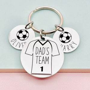 Dads Team, Cadeau personnalisé, Cadeau pour papa, Cadeau de fête des Pères, Cadeau de football, Cadeau d’oncle grand-père, cadeau de Noël d’anniversaire, cadeau de papa,