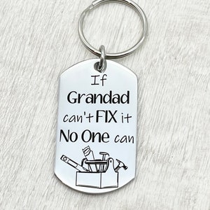 If Grandad can't fix it no one can, grandpa gift, grandad gift, gift for grandpa, from kids, gift for him, fathers day gift, grumps, gramp