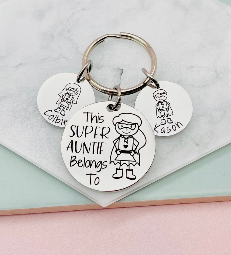 This Super Auntie Belongs To Personalised Gift Gift for Her Etsy UK