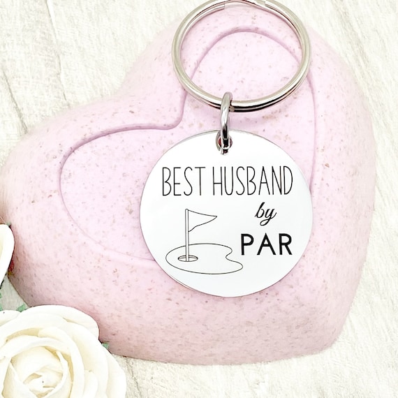 Best Husband by Par Golf Gifts Golfing Birthday Anniversary Present Gift Hubby Unique Valentine’s Day for Men Him Xmas