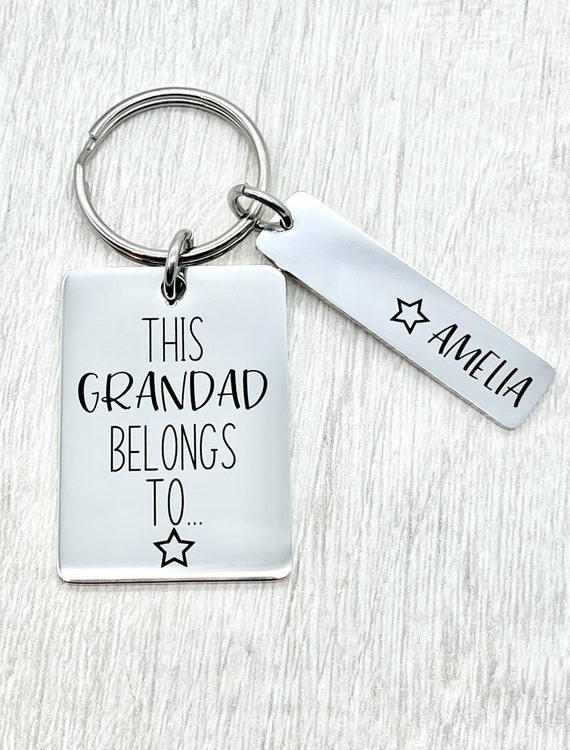 PERSONALISED GIFTS FOR HIM CHRISTMAS GIFT KEYRING DAD DADDY GRANDAD NISSAN 