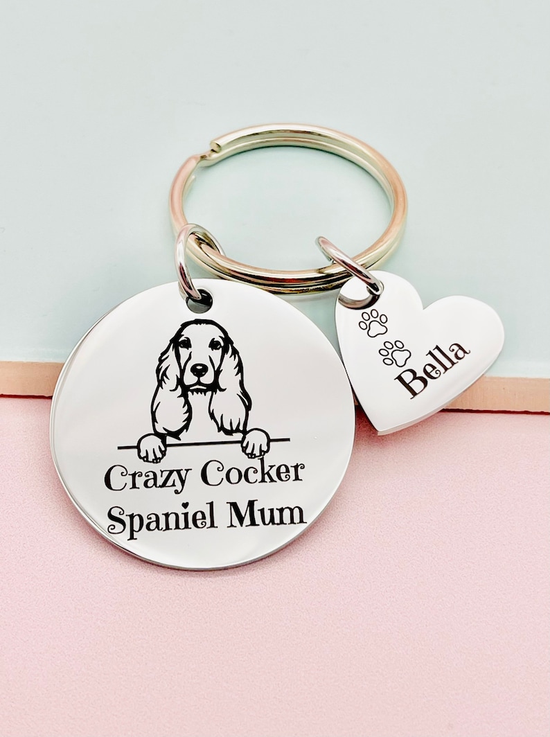 Cocker Spaniel Gift Personalised Gift Spaniel Lover Dog Etsy