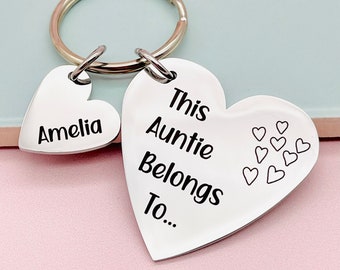 This Auntie Belongs To, Personalised Gift, Gift For Her, Gift For Auntie, from the kids, Aunt Gift, Auntie Birthday Gift, Auntie Christmas,