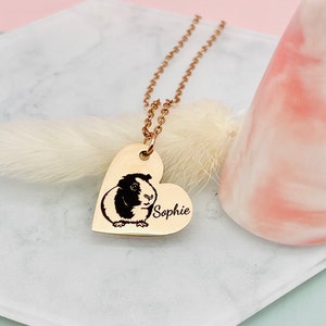 Collier cochon d'Inde, cadeau cochon d'Inde, bijoux cochon d'Inde, cadeau cochon d'Inde, animaux de compagnie,