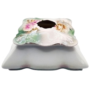 Haarschale Porzellan Vintage Waschtisch Sammlerstück R&S Germany Roses 14 cm