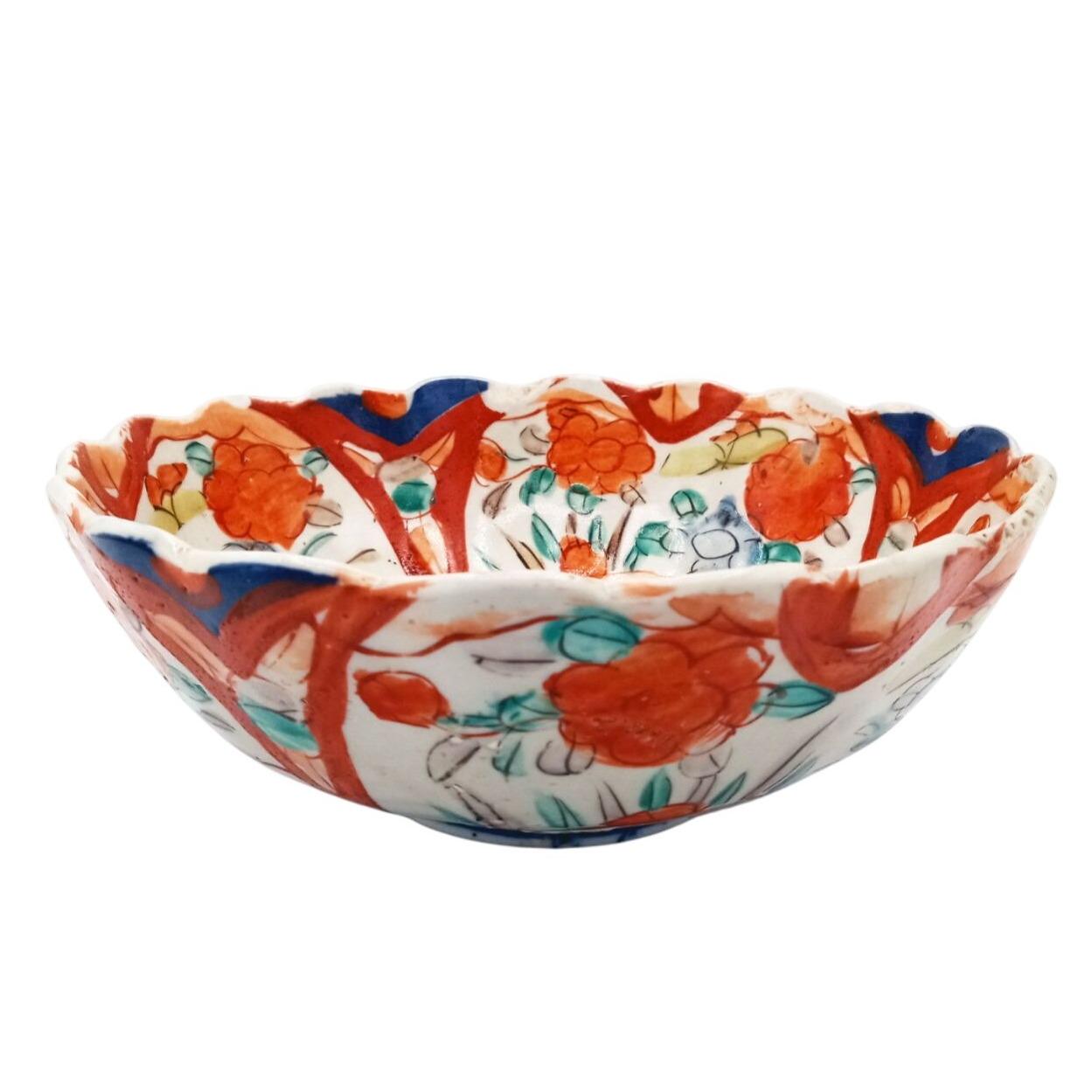 イギリス　アンティーク　IMARI イマリ　花柄陶磁器プレート 6枚セット ダイヤモンドチャイナ（DIAMOND CHINA）のイマリ、英国