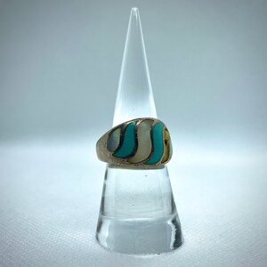Turquoise & Opal Ring