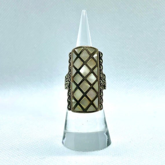 Sterling Silver & Opal Ring - image 1