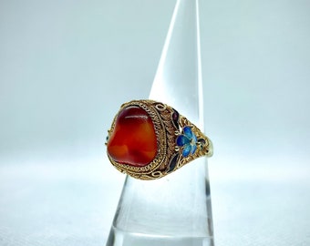 Gold Multi Stone Ring