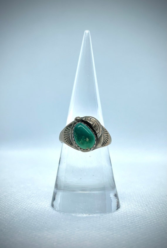 Sterling Silver Turquoise Ring - image 1