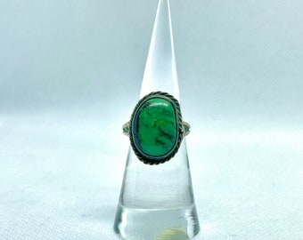 Bague turquoise et argent