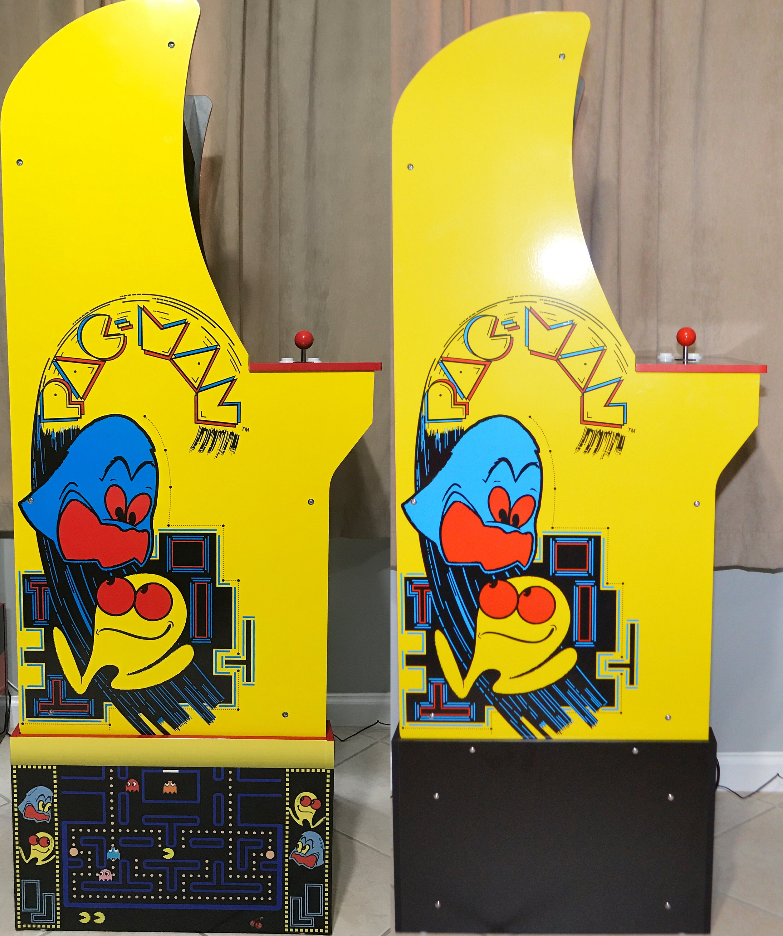 Arcade1up Cabinet Riser Graphics Pac-man Pacman Graphic | Etsy