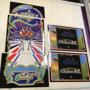 Arcade1up Cabinet Riser Graphics Galaga Galaxian Graphic - Etsy