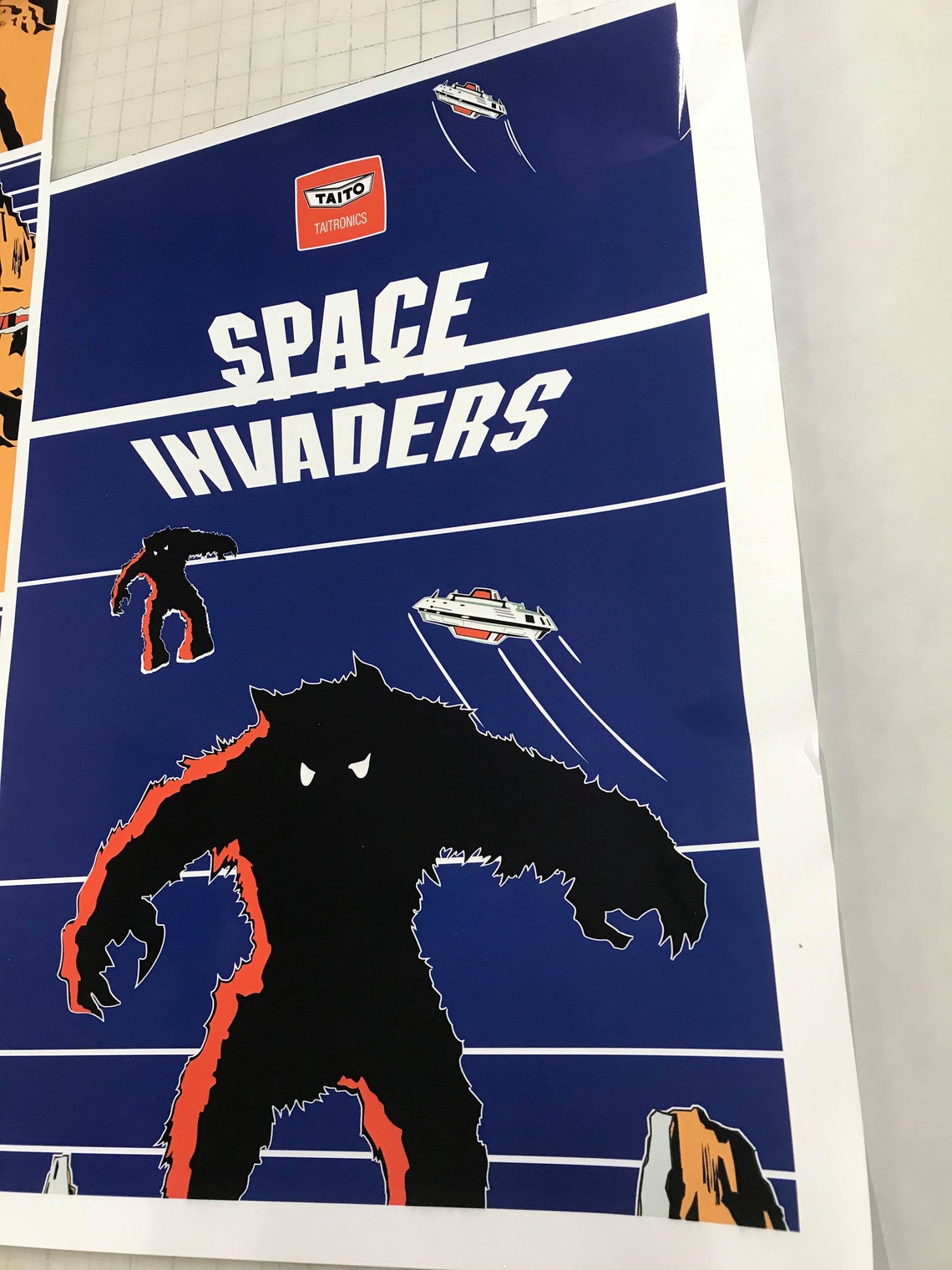 Arcade1up Cabinet Riser Graphics Space Invaders Graphic - Etsy