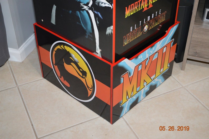 Arcade1up Cabinet Riser Graphics Mortal Kombat 2 II Graphic - Etsy UK